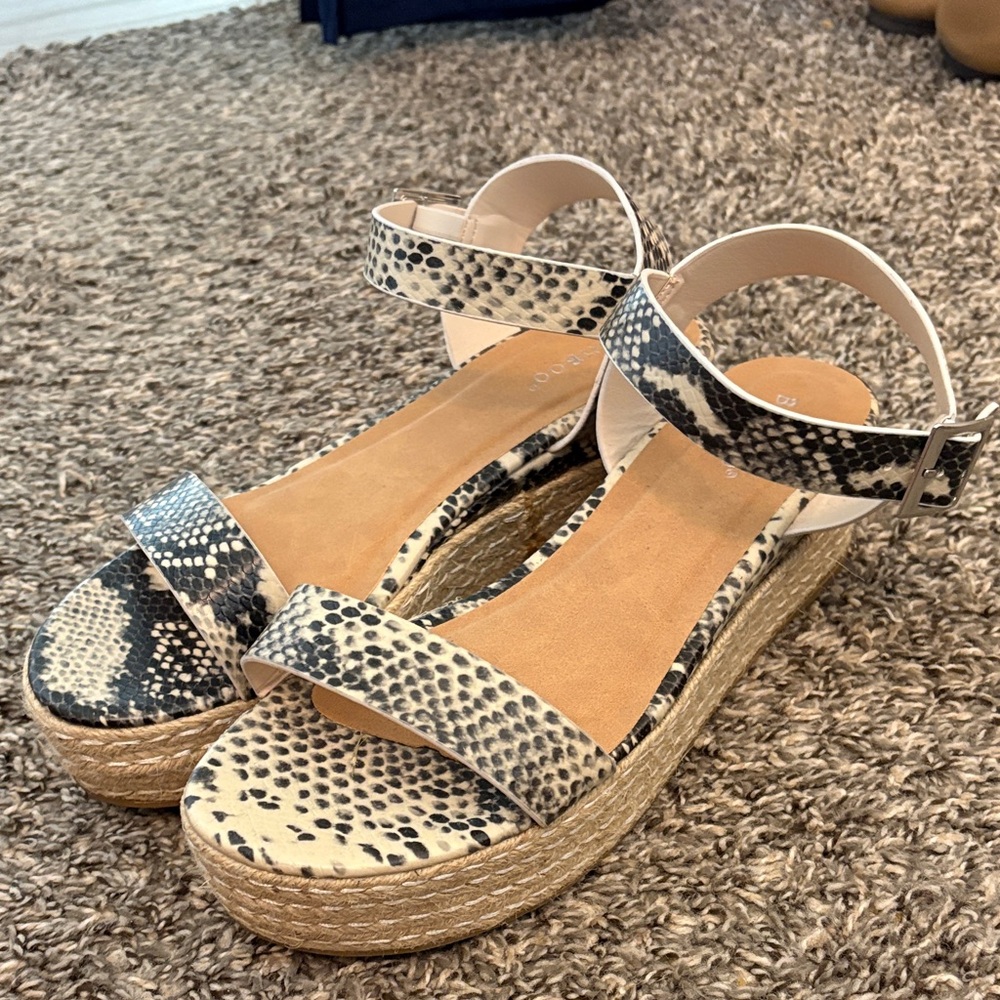 Bamboo heels never worn